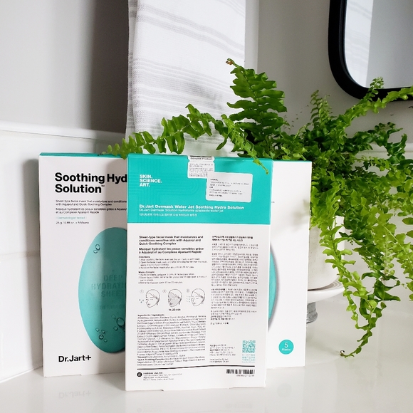 Dr. Jart+ 1 box, 5 masks Soothing Hydra Solution Masks - Picture 2 of 9